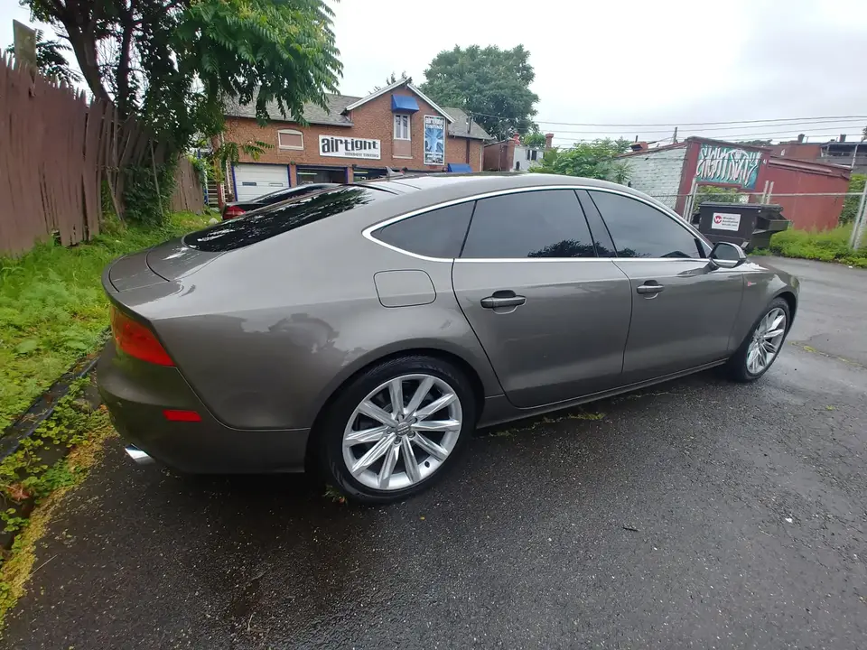 Recent window tint install