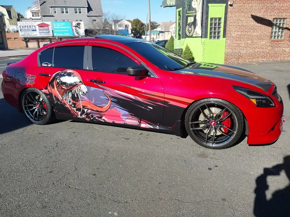 Car with fresh window tint by Airtight Tints in Hartford